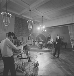 3896 TV-opnames voor een muziekprogramma in de foyer van de Deventer Schouwburg., 1960-01-01