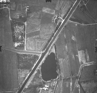 61 -LF Midden: Overijssels kanaal; links: Soestwetering linksboven: Baarler Marsweg., 1971-03-29