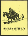 102 Brinkmann & Niemeijer N.V. Prijscourant 1940Prijscourant 1940 van landbouwmachines en -gereedschappen