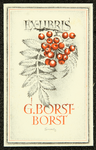 113 Ex LibrisExlibris van G. Borst-Borst (directeur De IJsel)