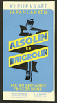 121 Kleurkaart Japanlakken Alsolin en BrigrolinKleurkaart voor Japanlakken Alsolin en Brigsolin van Lak- en Verffabriek ...