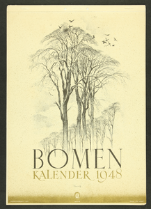 165 Bomen Kalender 1948Kalender met litho's van Piet Smeele.