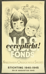317 Affiche van Nabestaanden Ondergrondsche Strijders Fonds, gebruikt in het kader van een collecte van de Stichting ...