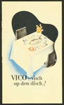 98 VICO-visch op den disch!Folder Vico-visch op den disch! van Visconservenfabriek VICO, IJmuiden; 2 stuks identiek