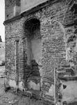 1140 Ceciliakapel (detail). Restanten van de kapel van het Ceciliaconvent met daaronder overblijfselen van een ...