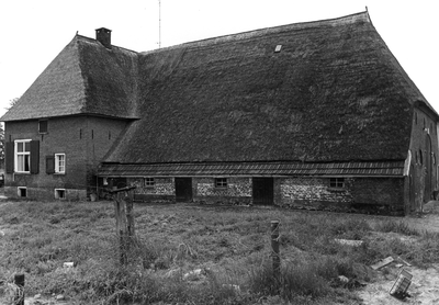 3958 Boerderij, oostgevel., 03-07-1969