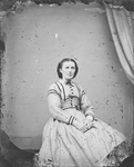 153 Portret van Margaretha Barbara Meinsma-Visscher, vrouw van fotograaf J.J. Meinsma., 1859-01-01