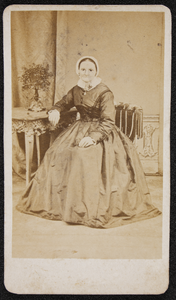 75 Carte de Visite van Vrouw Weiland, baker van Tante J en G te Amersfoort., 1872-01-01