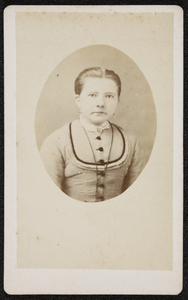 80 Carte de Visite van Grietje Overbosch-Keizer (Heerde), echtgenote van Willem Overbosch., 1860-01-01