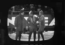 1005 Deventer Kunstijsbaan. Op 22 en 23 januari 1966 werden hier de Europese schaatskampioenschappen Allround gehouden. ...