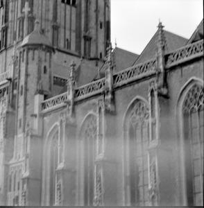 613 Deventer Toren aan zijde Grote Kerkhof., 1961-01-01