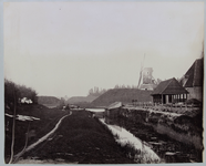 996 -23 Molenbolwerk en stadswallen. Stendermolen van Van Neck (windkorenmolen, gesloopt in 1880), militaire ...