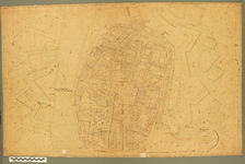 3564OAT Deventer Sectie E blad 1: De Stad - 1836: Nagetekend van originele OAT-kadasterkaart
