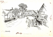 CMO00400-326 Straatbeeld van brug met wandelaars op de Oostzanerdijk in Tuindorp OostzaanIllustratie bij het boek van ...