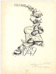CMO10505-013 Een spoor van koekjes en pralines tussen de jaartallen 1924 en 1947, kennelijk het 25 jarig bestaan ...