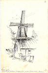 CMO10902-024 Mosterd molenIllustratie bij artikel Oostzaanse Molenvriendschap van J.v.d. Broek in De Speelwagen van ...