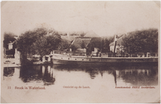 Mulder-z-0348 Foto: Melkboot bezig met het keren bij de Pelserbrug. Locatie: achter de Dorpsstraat.Datum: voor 1906
