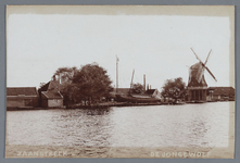 WAT002002196 Oliemolen ‘’De Jong Wolf’’ gebouwd in 1650, gesloopt in 1911.Aandrijving; windmolen, type; stellingmolen.