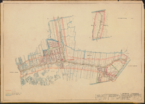 KA3_00036 Kadastrale kaart van de bebouwde kom van de gemeente Landsmeer, met daarop aangegeven de grens van de bebouwde kom