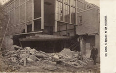 UPL000000047 Watersnood 1916. Meerweg te Buiksloot, Christelijke school vernield