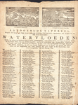 UPL000000128 Lied (gedicht) over de ellende veroorzaakt door de watersnoodramp van 1825.