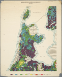WAT001019845 Overzichtskaart van de landbouw waterhuishouding in Noord-Holland met de grondwaterstanden tijdens de winter.
