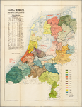 WAT001019827 Overzichtskaart van de militaire bataljonsdisdistricten in Nederland.