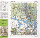WAT001019870 Topografische kaart van een gedeelte van Noord-Holland met Amsterdam-Noord, Zaandam, Oostzaan en Westzaan, ...