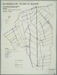 WAT001020258 kaart van de polder de Zeevang met plan van wegen en waterlopen.