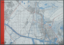 WAT001020274 Overzichtskaart van de hoofd snelwegen in de Zaanstreek met Wormer, Oost-knollendam, Krommenie, ...
