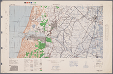 WAT001020275 Topografisch-militaire kaart van de U.S. Army, blad IJmuiden met Beverwijk, polder WestZaan, Assendelft, ...