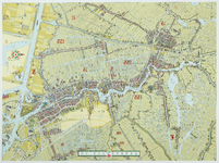 33_KA00473 Vogelvluchtkaart van de Zaanstreek, uitgegeven ter gelegenheid van het 100-jarig bestaan van de firma Honig