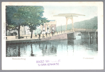 WAT001012447 Beemsterbrug met links daarvan de brugwachterswoning