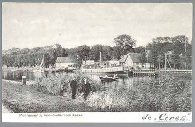 WAT001012664 Noord-Hollands Kanaal; In 1889 werd een stoomvaart maatschappij met de naam Eensgezindheid door ...