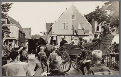 WAT001001065 Stadsfeest Edam. Van 12 tot 21 juli 1957 hielden de Edammers een stadsfeest ter gelegenheid van het 600 ...
