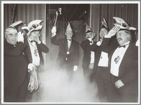 WAT001014899 De Doele.Carnaval in de Doele met in het midden Hugo de Groot.