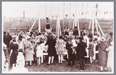 WAT002000523 De speeltuinvereniging ''Wormer''tijdens de opening in 1928.