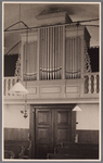 WAT002001441 Doopsgezinde Vermaning kerk uit 1850.Architect: A. Verlaan, het is een kleine zaalkerk.Het orgel is ...