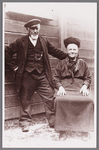 WAT002001557 Arie Volger, geboren in 1854 met zijn vrouw Jannetje Pranger geboren in 1859.Arie was visser van beroep.
