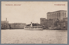 WAT002002166 De Zaanbrug, met daarvan rechts v.l.n.r.; ‘Silo’ ( ook wel ‘Oslo’ genoemd, gebouwd in 1905), pakhuis Donau ...