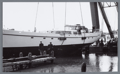 WAT002002200 Scheepswerf van Camminga.Achtergrond informatie: Scheepswerf van Flip en Jelle Camminga.Rond 1933 begonnen ...