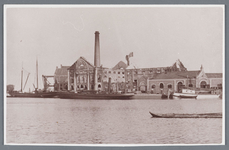 WAT002002315 Stoomoliefabriek ‘’De Liefde’’ van Simon Prins.De fabriek werd in 1852 in gebruik genomen nadat de molens ...