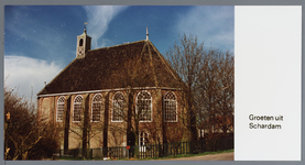 WAT002003075 Kerk Schardam.De eerste eredienst in de voormalige Hervormde kerk in de Nederlandse plaats Schardam werd ...