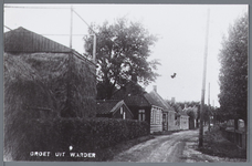 WAT002003104 Foto van het Warder End.In het eerste huis links woonde lange tijd Cornelis Houtman en Jannetje Bleeker. ...