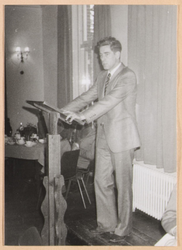 WAT001017807 Opening Gemaal Wouter Sluis op donderdag 1 november 1973 waarna receptie in Het Heerenhuis te ...