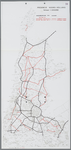 WAT001020456 Overzichtskaart van de bestaande en ontworpen rijks- en secundaire wegen in de provincie Noord-Holland. ...