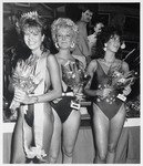 WAT003003432 Miss Waterland 1986.Locatie: sporthal De Remise.Op de foto v.l.n.r. Ibooica Jongejan uit Berkhout (eerste ...