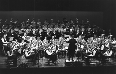 WAT120000573 Jubileumconcert Harmonie Crescendo o.l.v. Dirigent Arnold van ´t Ent op 16 mrt 1996 in Theater de Purmaryn ...