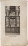 1a88 Tombe van de Admiraal De Ruiter in 't Choor der Nieuwe Kerk te Amsterdam, ca. 1800