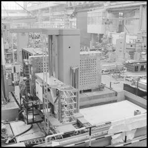 1379 FDSTORK-20008 A-Ventilatoren. Apparatuur opgesteld tijdens beproeving van een gascompressor voor meting van o.a. ...